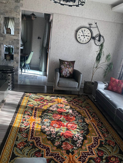 Orijinal Eski Karabağ El Dokuma Kilim