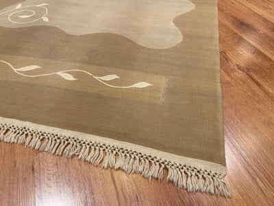 Modern Pastel El Dokuma Kilim