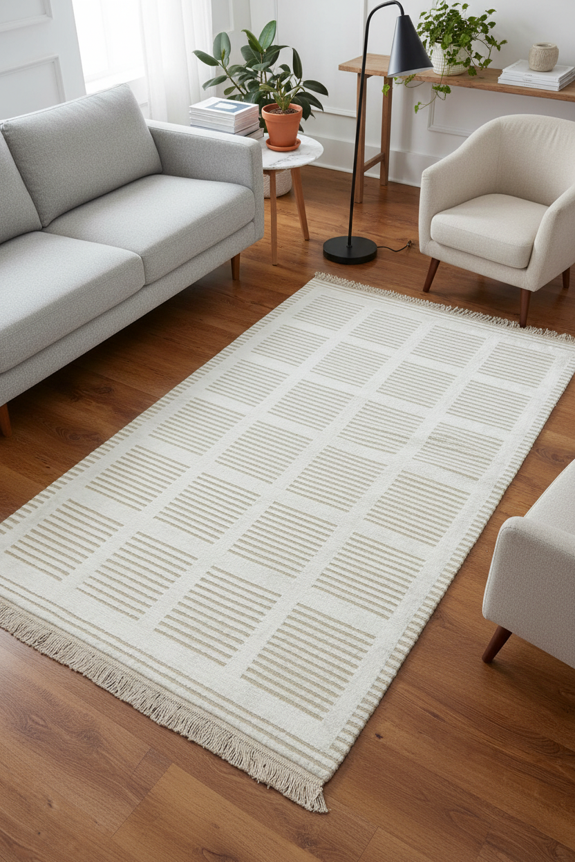 Cut Loop Serisi Nepal El Dokuma Halı