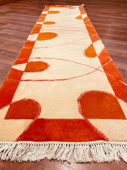 Himalaya Serisi Nepal El Dokuma Halı Yolluk