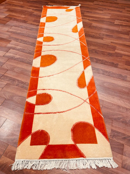 Himalaya Serisi Nepal El Dokuma Halı Yolluk