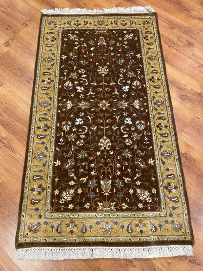 Pelas İpekli Uşak El Dokuma Halı