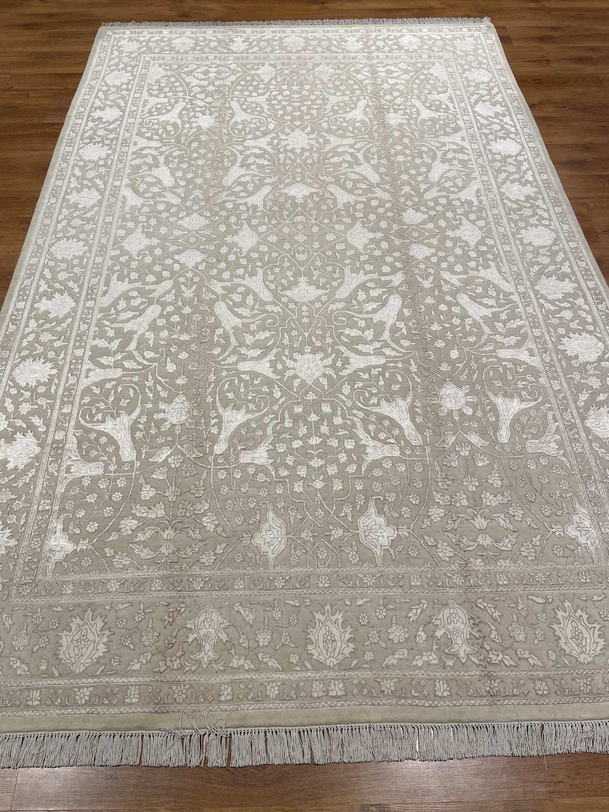 Pelas İpekli Uşak El Dokuma Halı