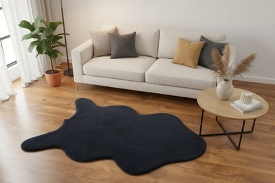 Rabbit Antrasit Peluş Halı