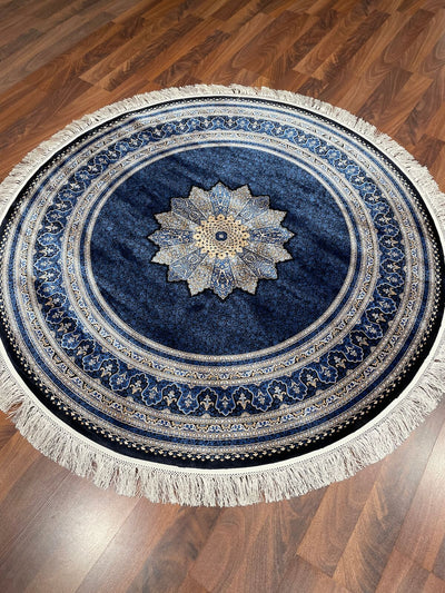 Quality Carpet Bambu Halı Yuvarlak 9179A