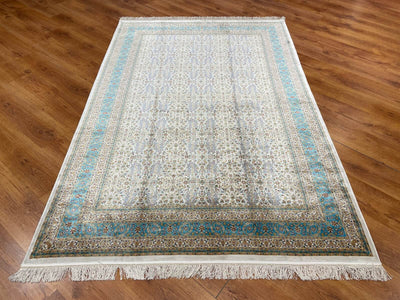 Quality Carpet Bambu Halı 39758G Türkuaz