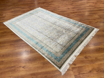 Quality Carpet Bambu Halı 39758G Türkuaz