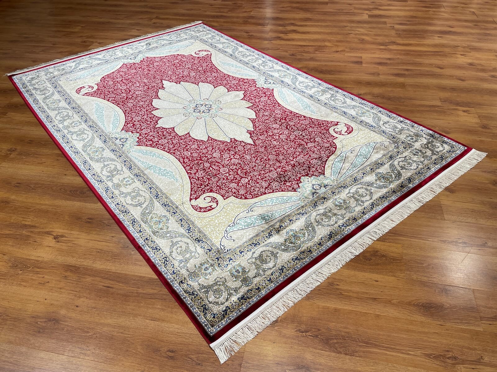 Quality Carpet Bambu Halı 40014B Red