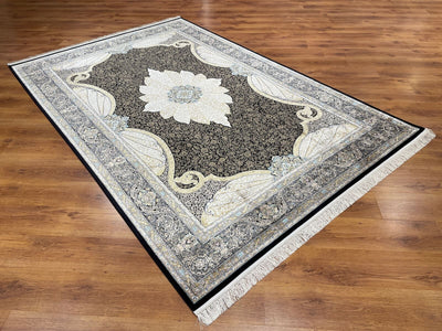 Quality Carpet Bambu Halı 40014E Navy