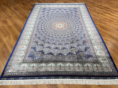 Quality Carpet Bambu Halı 40445A Navy