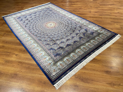 Quality Carpet Bambu Halı 40445A Navy