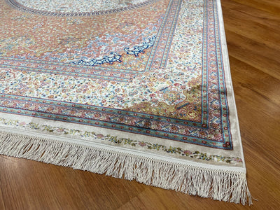 Quality Carpet Bambu Halı 40475A Hardal