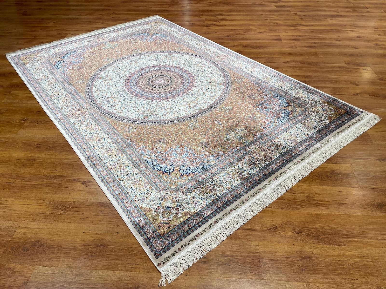 Quality Carpet Bambu Halı 40475A Hardal