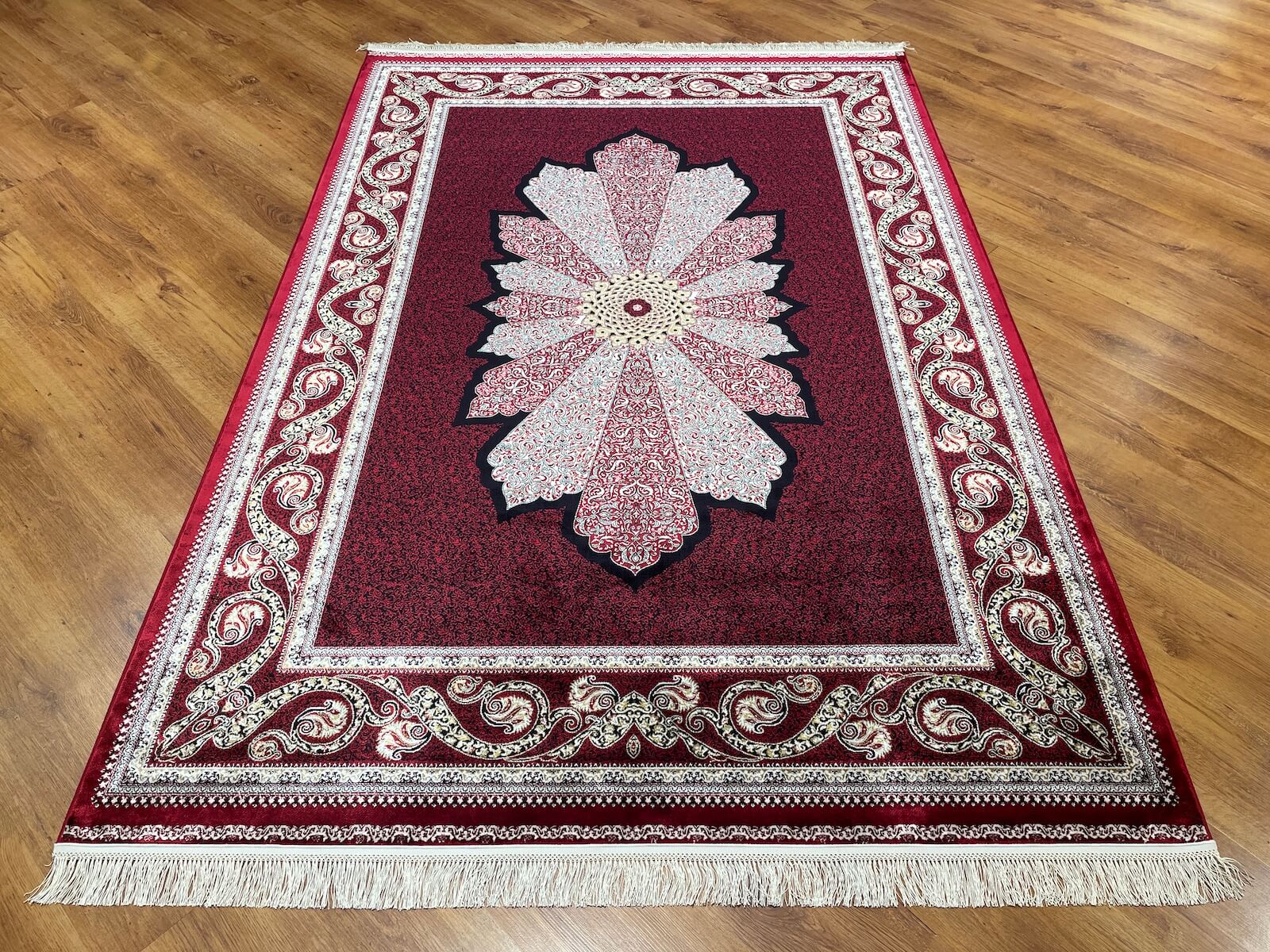 Quality Carpet Bambu Halı 40708A Red