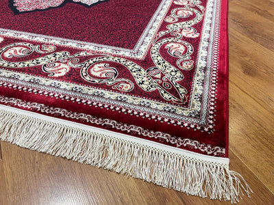 Quality Carpet Bambu Halı 40708A Red
