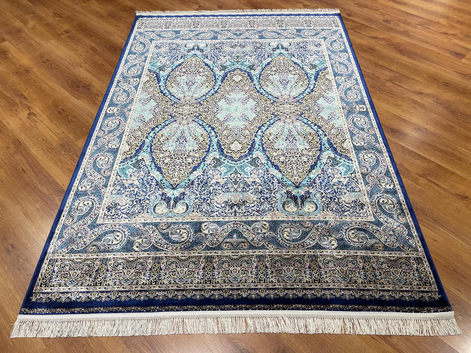 Quality Carpet Bambu Halı 52863A Navy