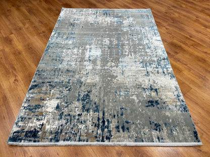 Quality Carpet Bambu Halı 5970A Grey Blue