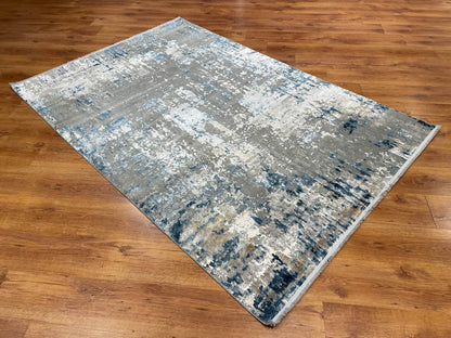 Quality Carpet Bambu Halı 5970A Grey Blue