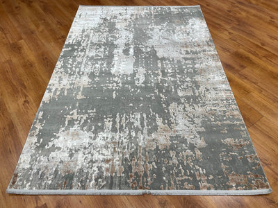 Quality Carpet Bambu Halı 5970A Grey Beige