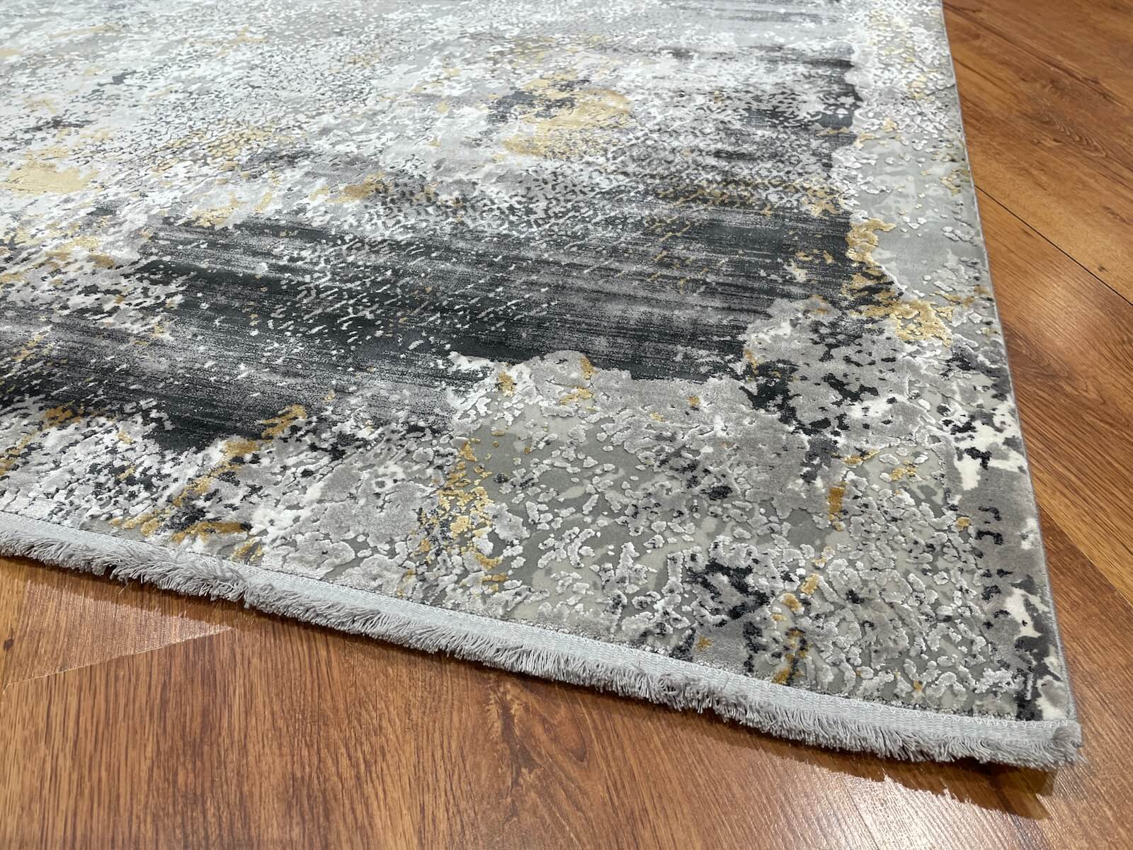 Quality Carpet Bambu Halı 5984A Grey Antrasit