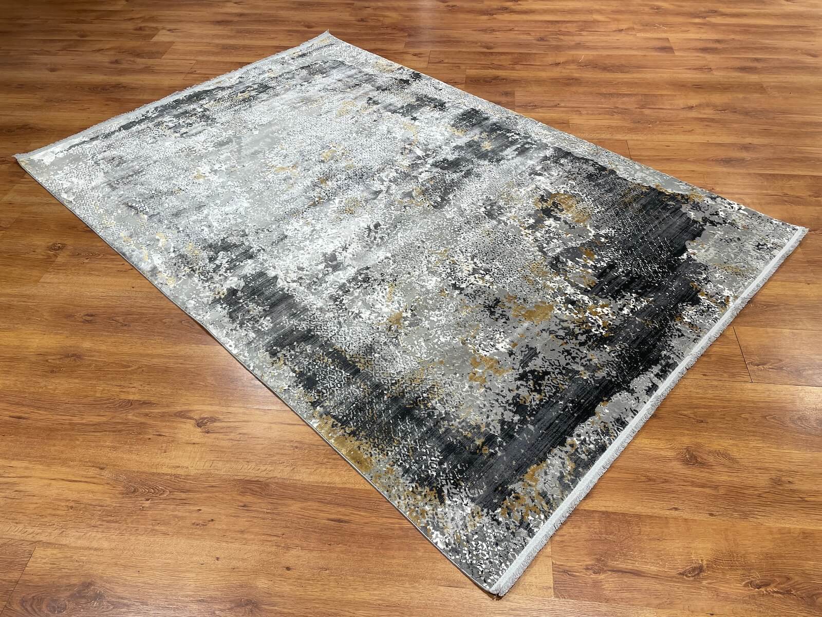 Quality Carpet Bambu Halı 5984A Grey Antrasit