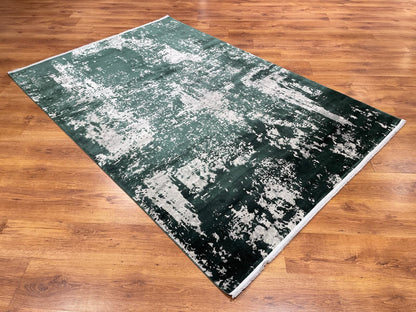 Quality Carpet Bambu Halı 6441A Cream Emerald