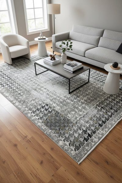 Quality Carpet Bambu Halı Gri