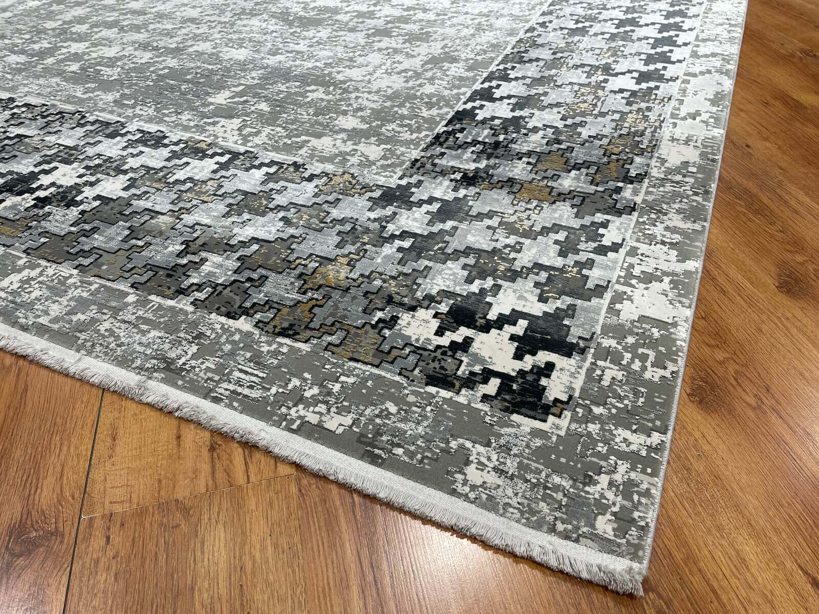 Quality Carpet Bambu Halı Gri