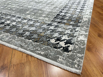 Quality Carpet Bambu Halı Gri