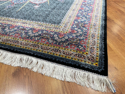 Quality Carpet Bambu Halı Qum Mavi