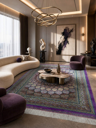 Quality Carpet Bambu Halı Qum D13