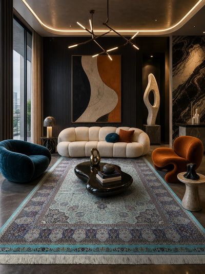 Quality Carpet Bambu Halı Qum D17