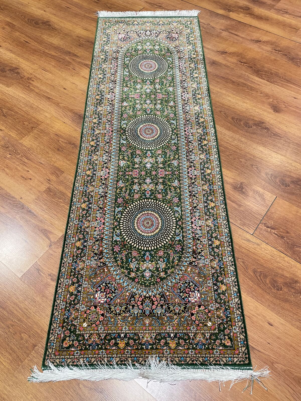 Quality Carpet Bambu Halı Yolluk Qum D18