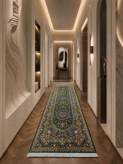Quality Carpet Bambu Halı Yolluk Qum D18