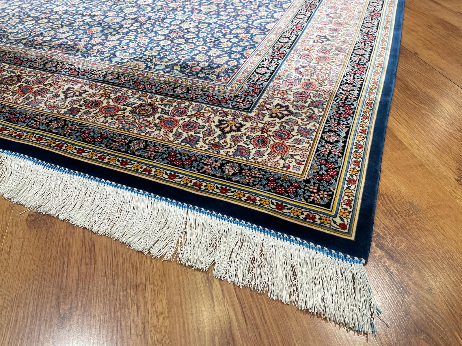 Quality Carpet Bambu Halı Kum Mavi
