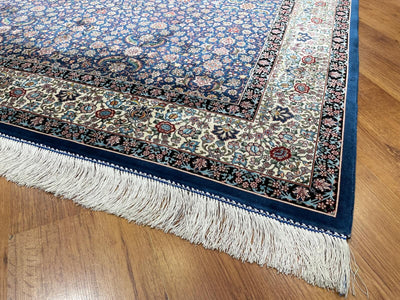 Quality Carpet Bambu Halı Qum Mavi