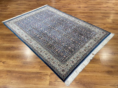 Quality Carpet Bambu Halı Qum Mavi