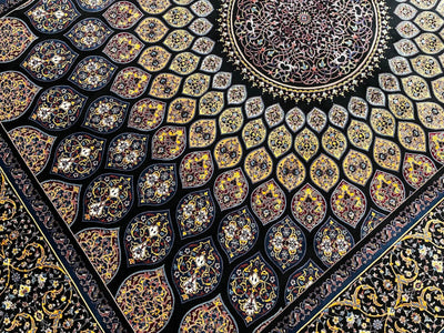 Quality Carpet Bambu Halı Qum Siyah