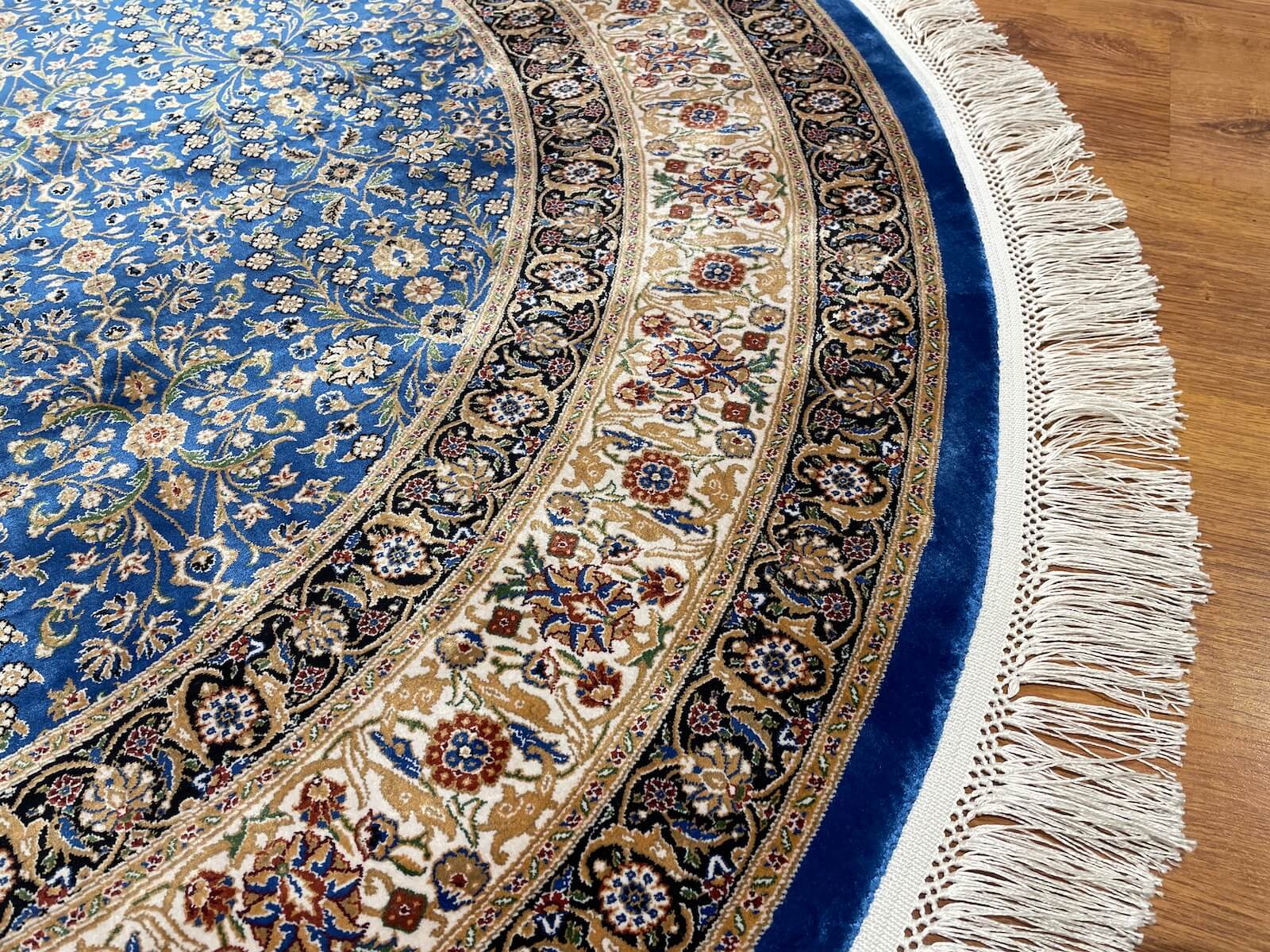 Quality Carpet Bambu Halı Yuvarlak 2001C