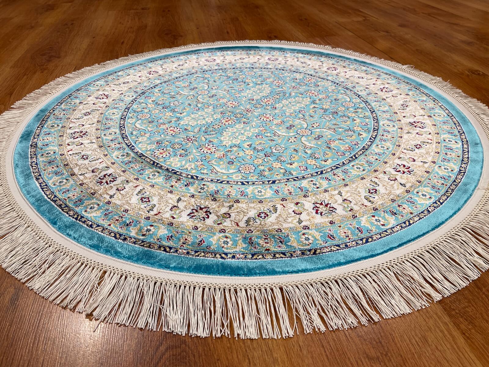 Quality Carpet Bambu Halı Yuvarlak 39758F