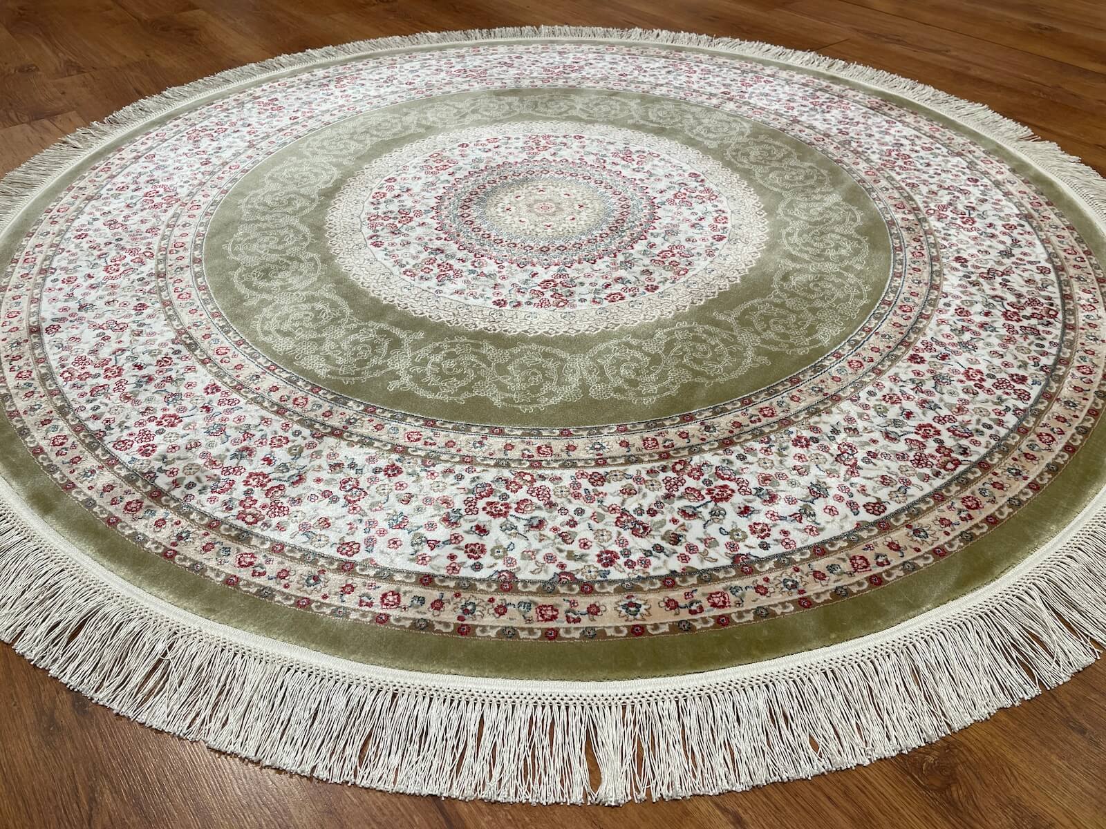 Quality Carpet Bambu Halı Yuvarlak 4608D