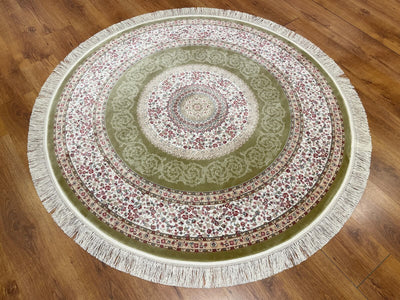 Quality Carpet Bambu Halı Yuvarlak 4608D