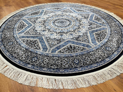 Quality Carpet Bambu Halı Yuvarlak 5157B