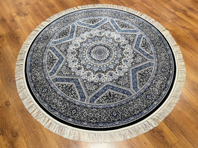 Quality Carpet Bambu Halı Yuvarlak 5157B