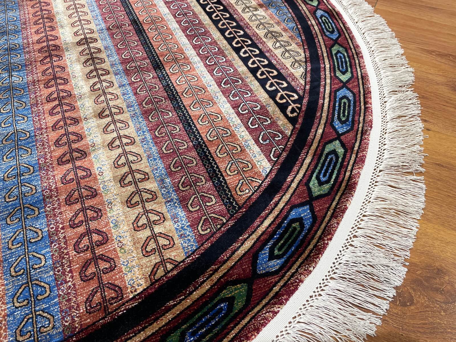 Quality Carpet Bambu Halı Yuvarlak 5165A