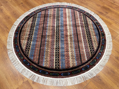 Quality Carpet Bambu Halı Yuvarlak 5165A