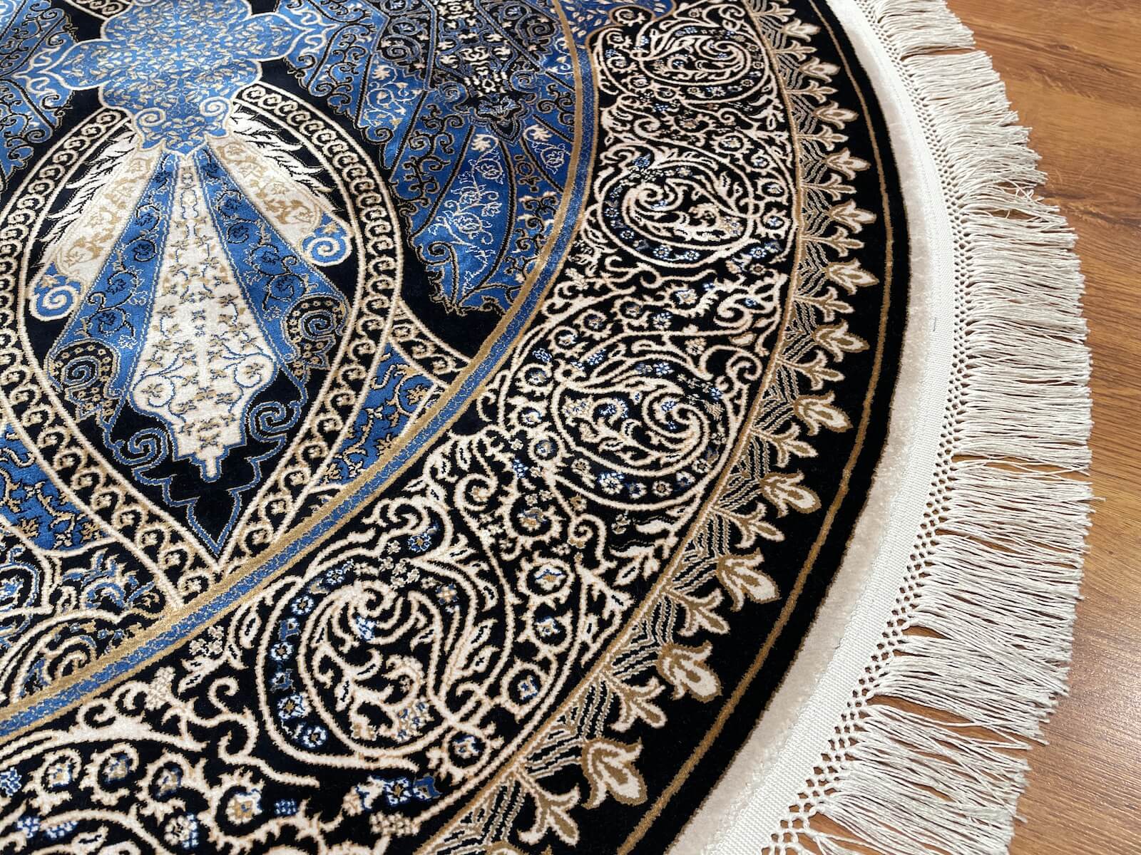 Quality Carpet Bambu Halı Yuvarlak 5186A