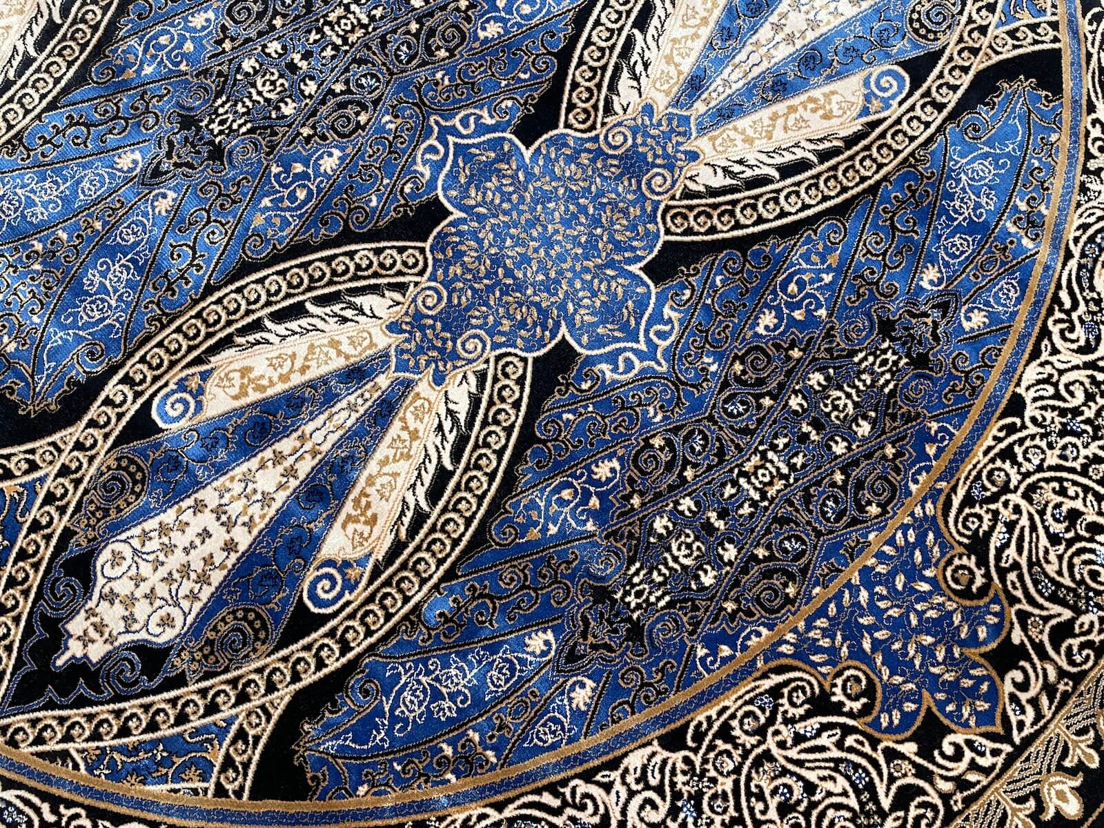 Quality Carpet Bambu Halı Yuvarlak 5186A