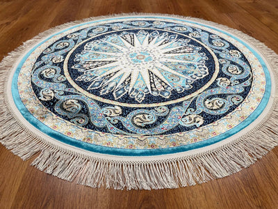 Quality Carpet Bambu Halı Yuvarlak 52820A