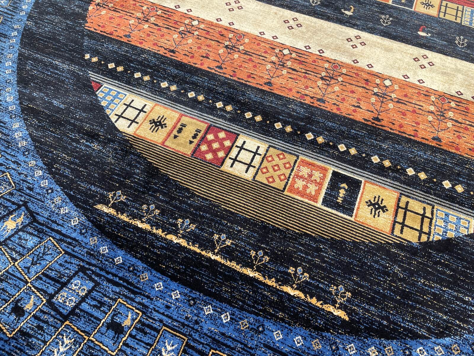 Quality Carpet Bambu Halı Yuvarlak 6475B